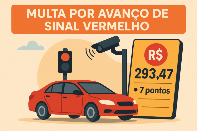 Multa por Avanço de Sinal Vermelho: Valor, Pontos e Como Recorrer de ...