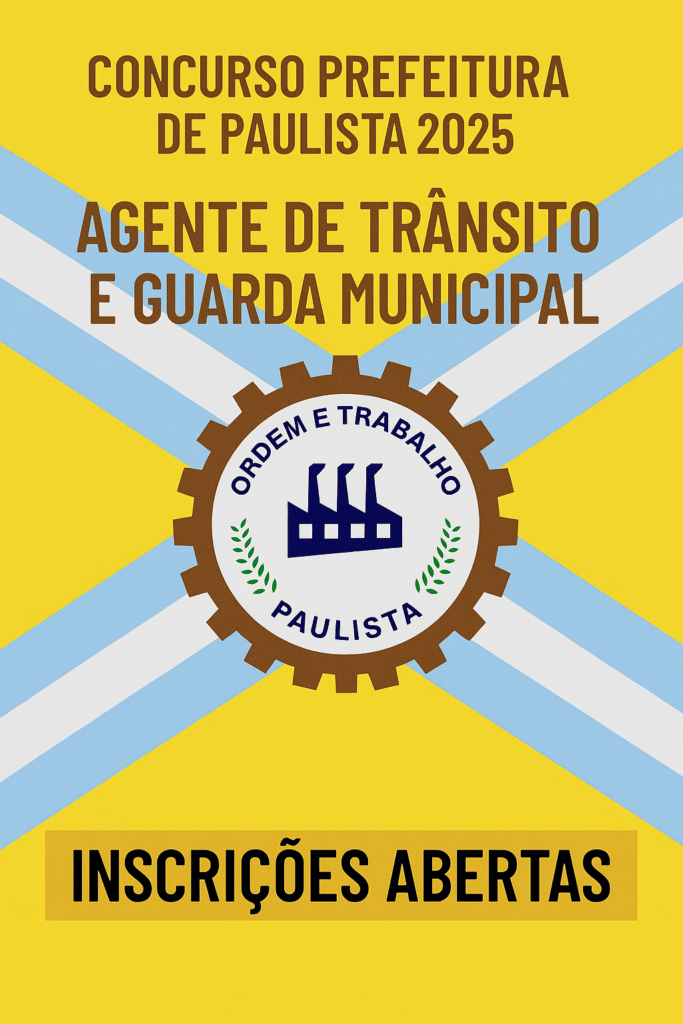 🚨 Concurso 2025 em Paulista-PE: Prefeitura abre vagas para Agente de ...