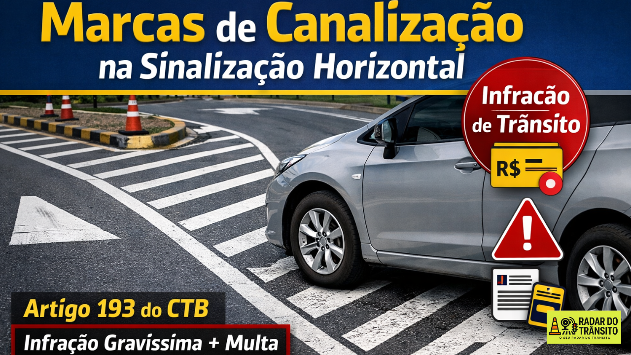 Marcas de Canalização na Sinalização Horizontal: o que são, para que ...