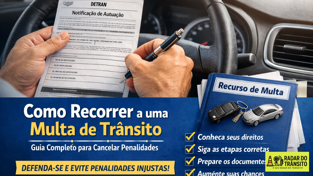 Como Recorrer a uma Multa de Trânsito: Guia Completo para Cancelar ...