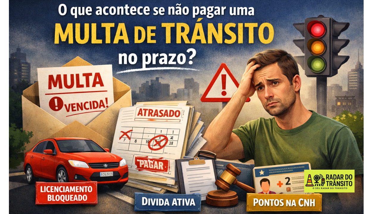 Multa Signage O que acontece se não pagar uma multa de trânsito no prazo? Entenda as ...