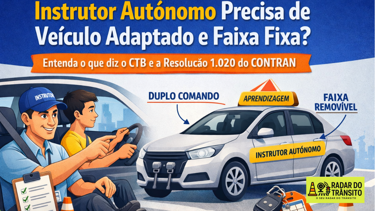 Instrutor Autônomo Precisa de Veículo Adaptado e Faixa Fixa? O Que Diz ...